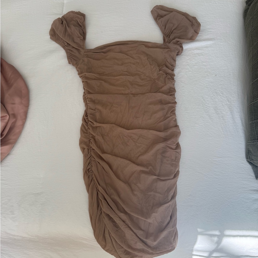 tan princess polly dress